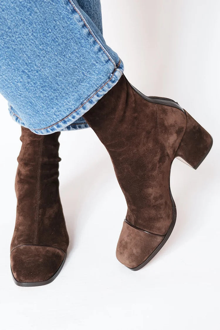 Victoria | Modern Square Toe Boots