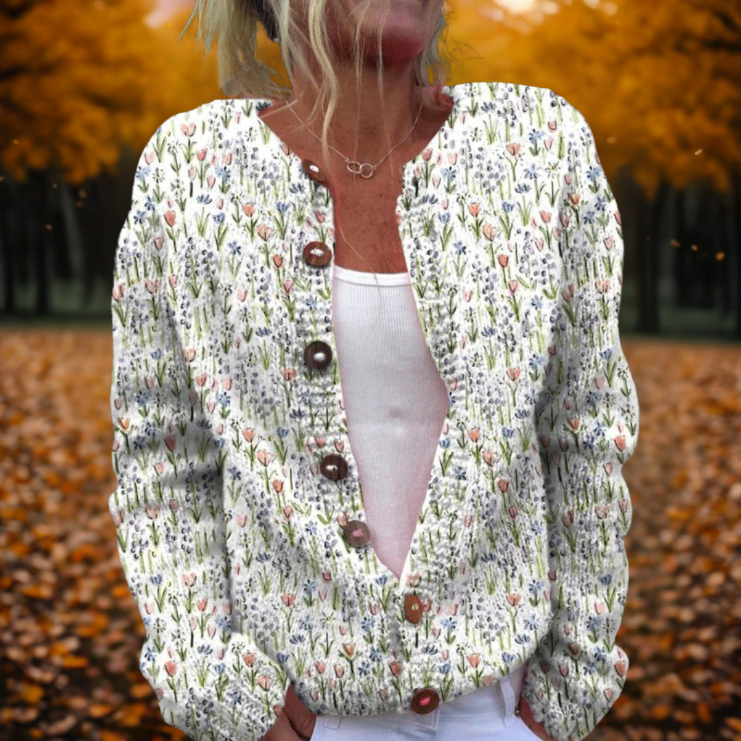 Michelle | Lent Art Cardigan