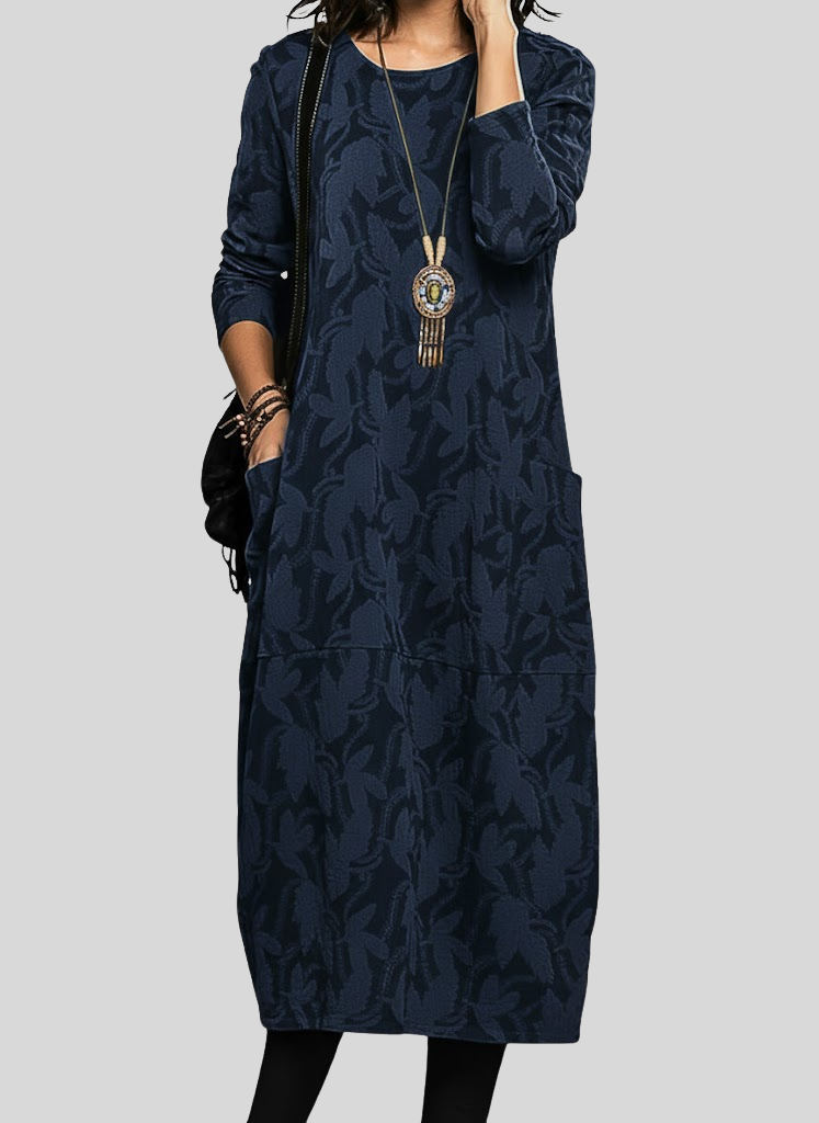 Madeleine | Warm winter dress with elegant cut