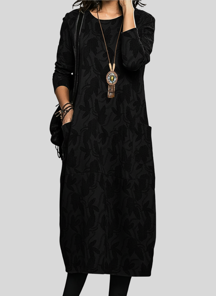 Madeleine | Warm winter dress with elegant cut