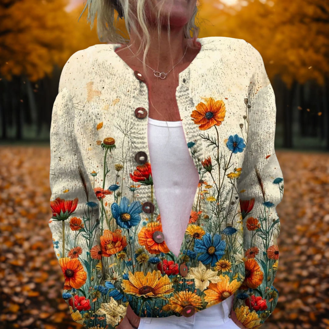 Helena | Vintage Floral Cardigan