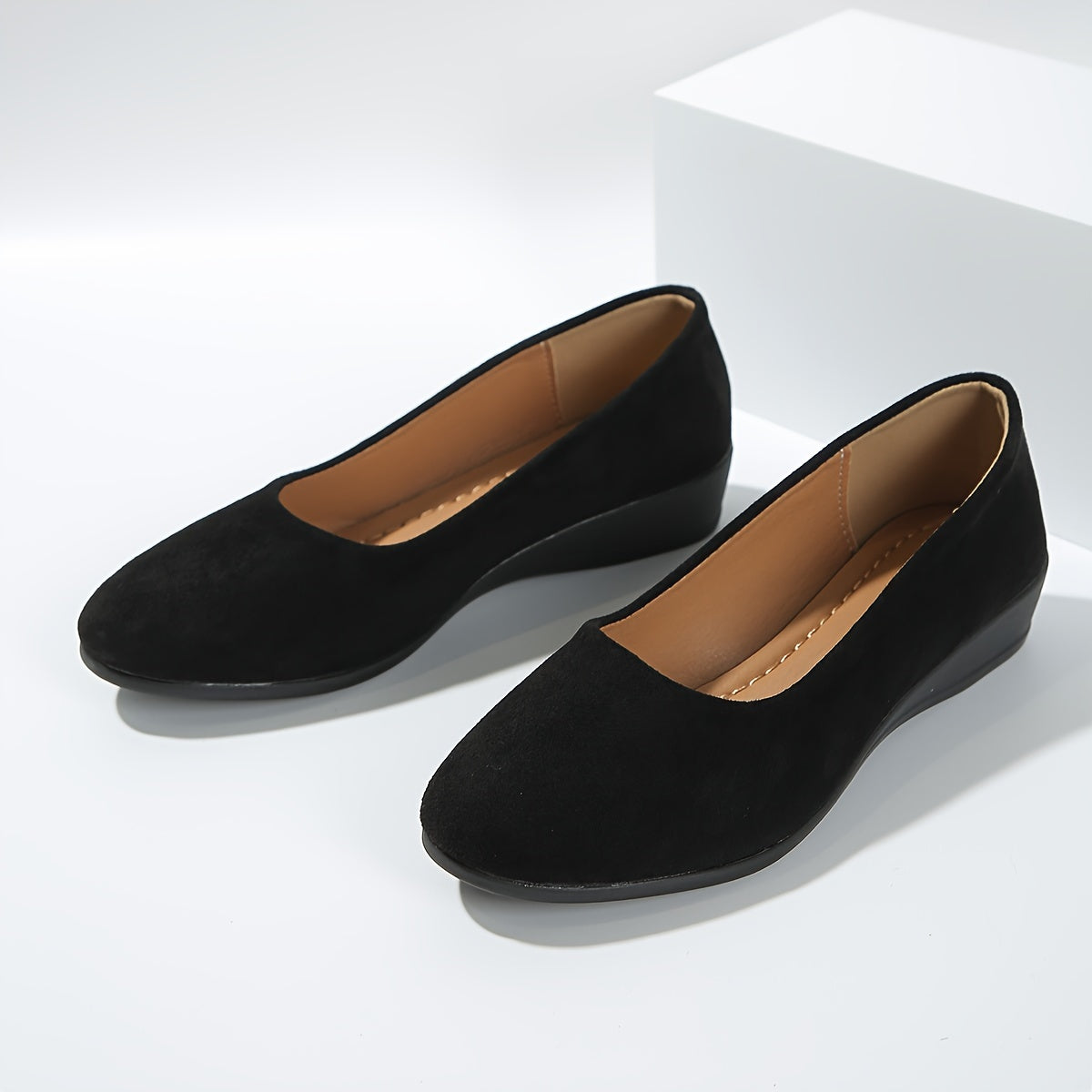 Éliane | Comfortable ballerinas with wedge heel
