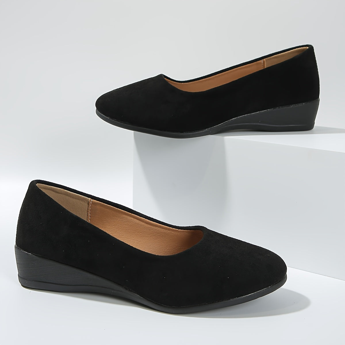 Éliane | Comfortable ballerinas with wedge heel