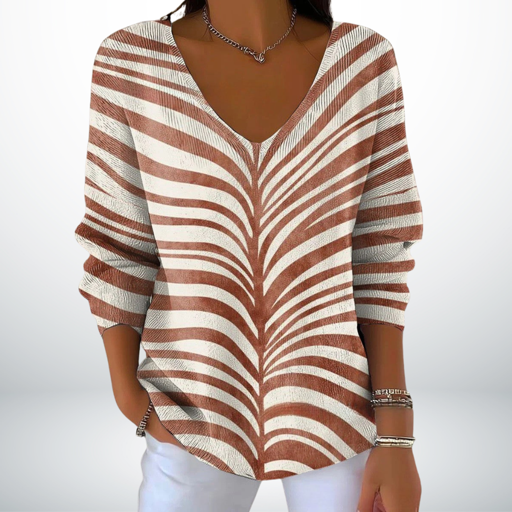 Evelien | Classic Sweater with V-Neck