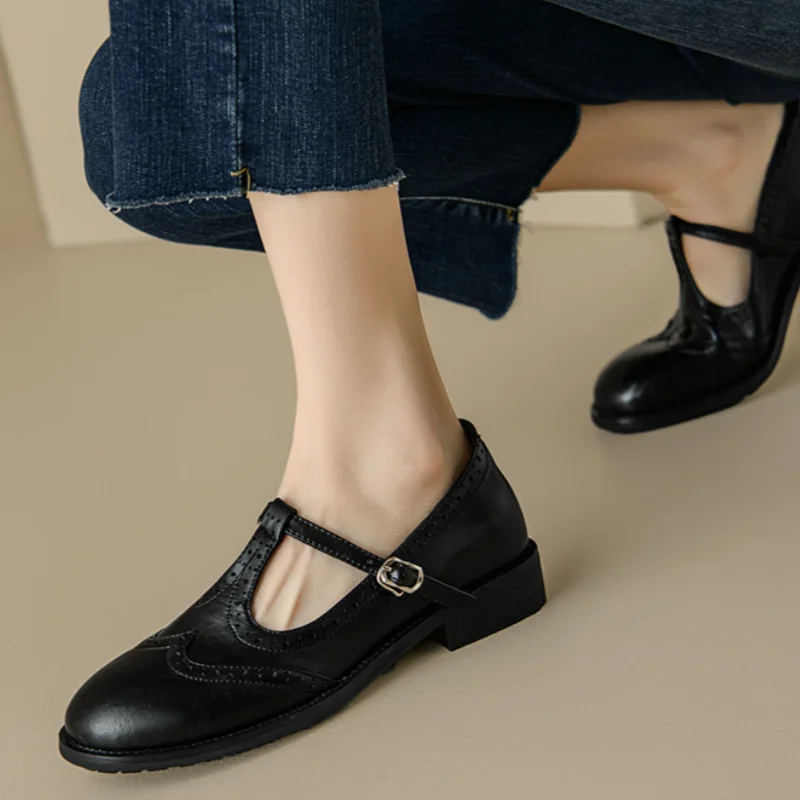 Ellie | Elegant T-Strap Mary Janes