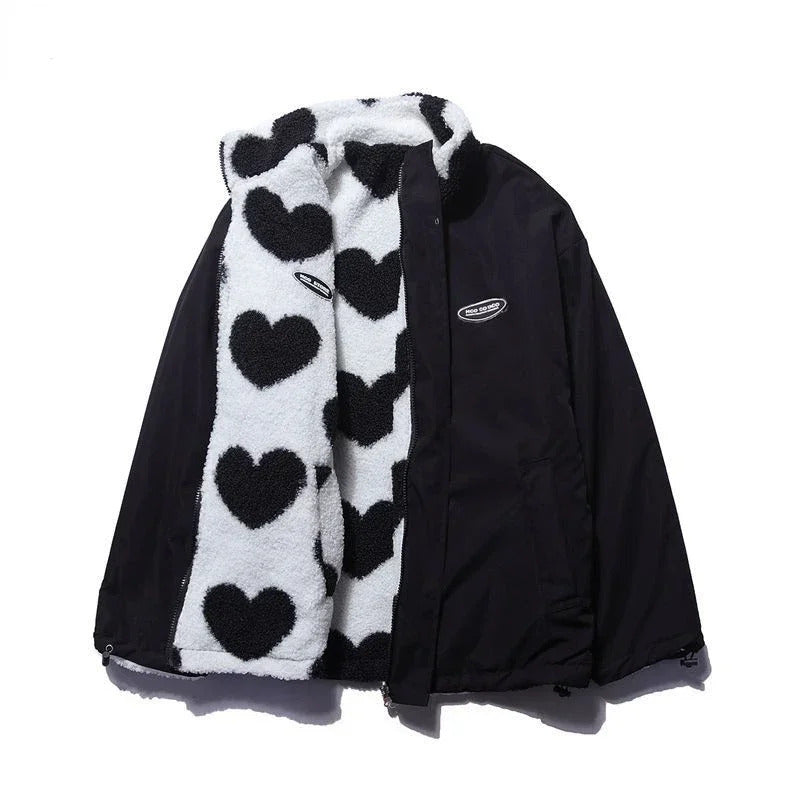 Katharina | Reversible Soft Hearts Jacket