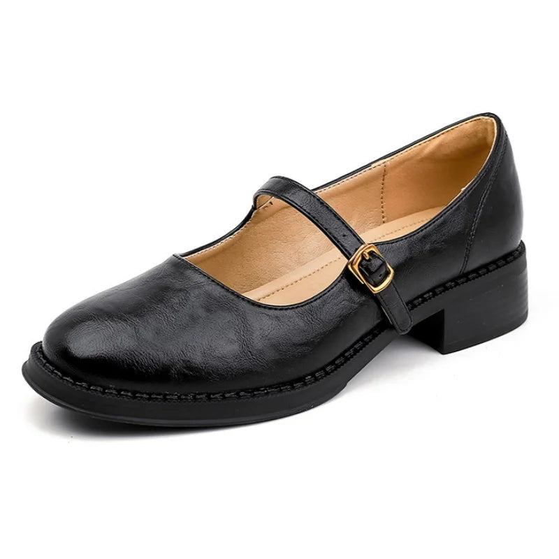 Kathy | Classic Comfort Mary Janes Made Of Leather