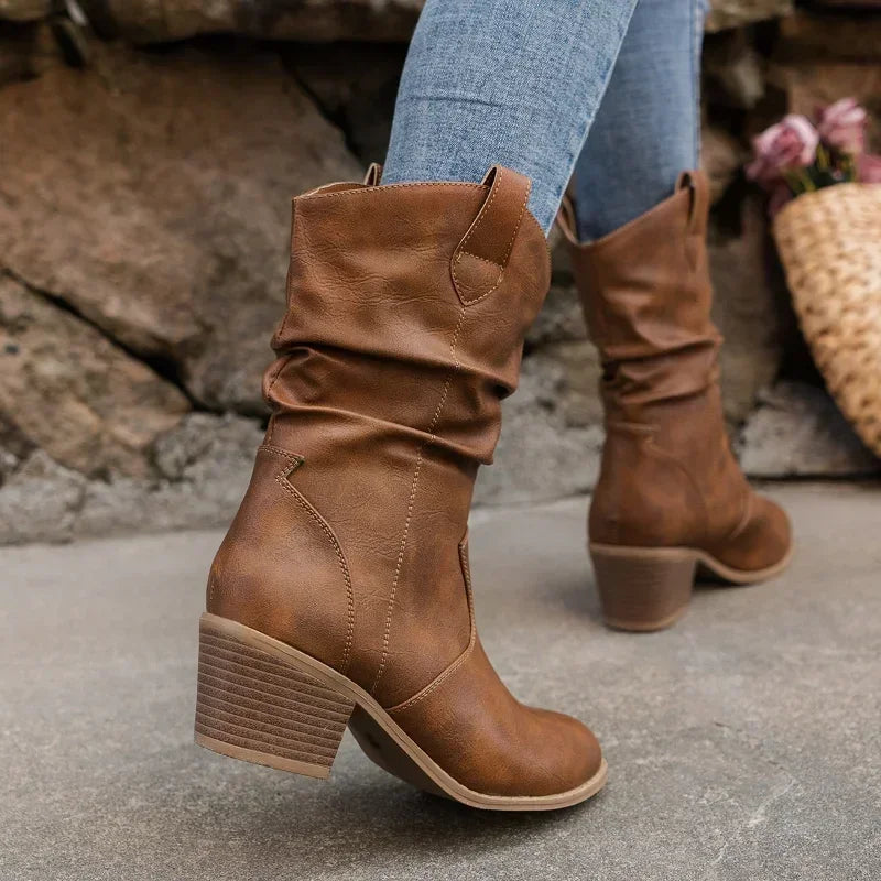 Julia - Autumn Leather Boots