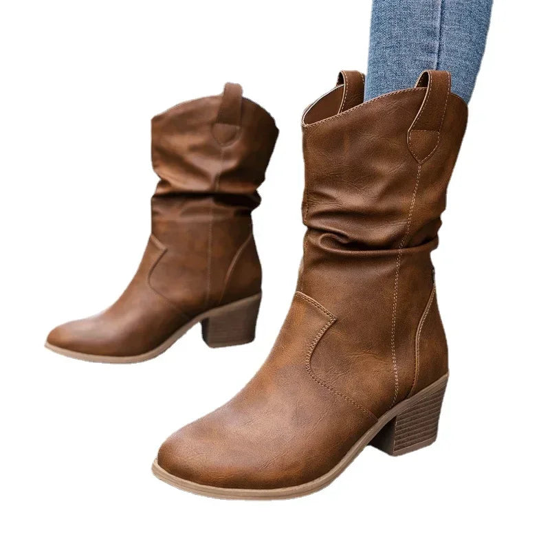 Julia - Autumn Leather Boots