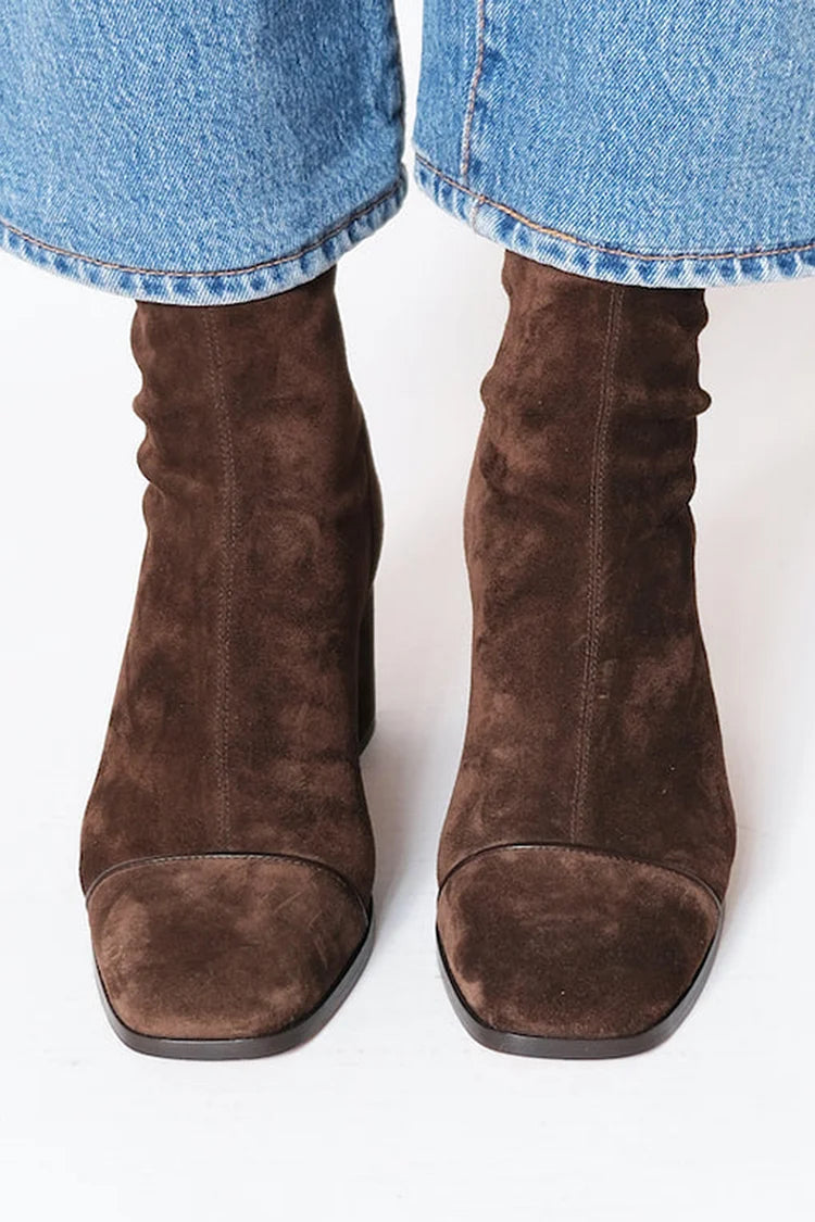 Victoria | Modern Square Toe Boots