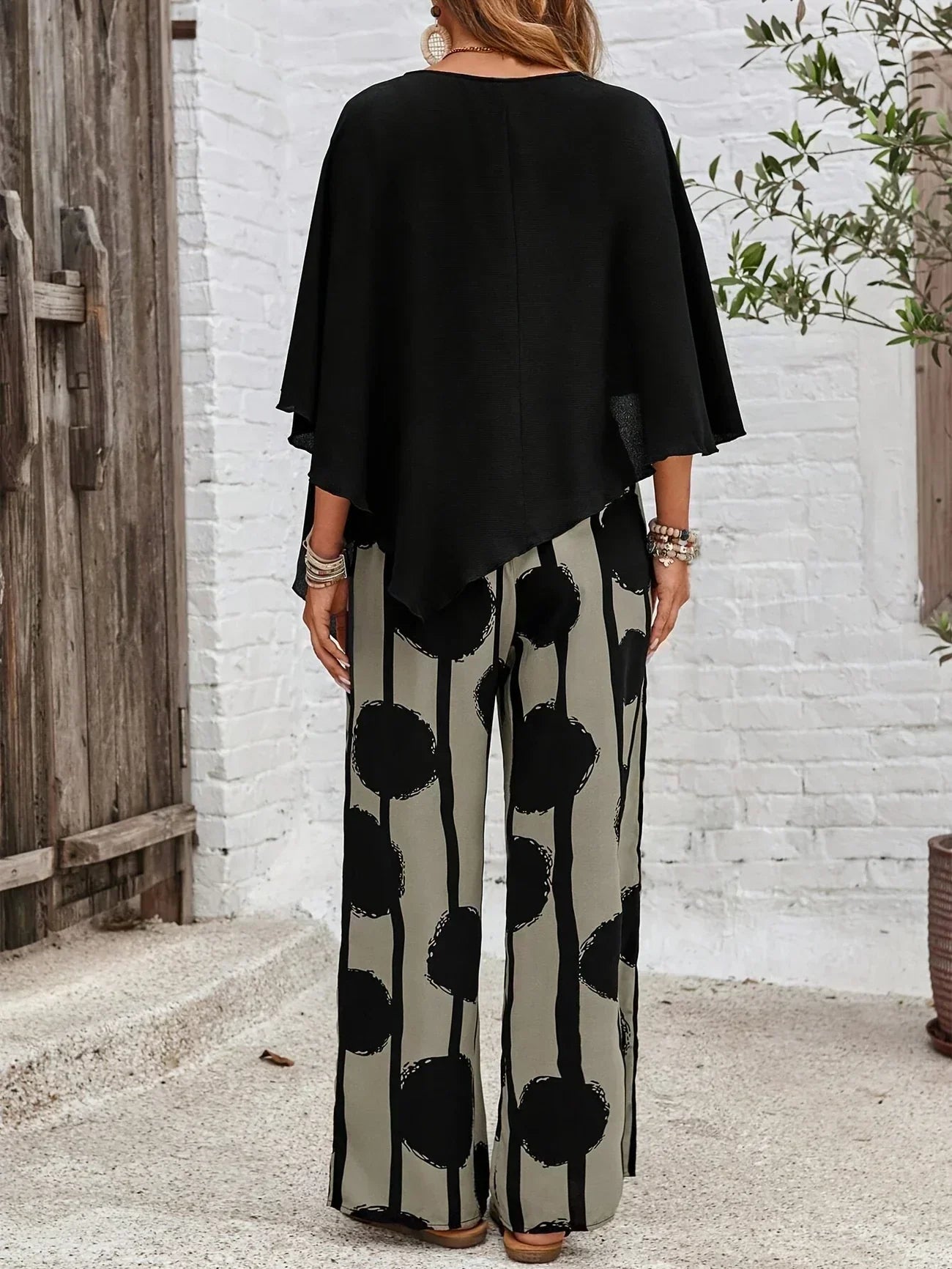 Kalliope | Comfortable Elastic Waist Two-Piece Set