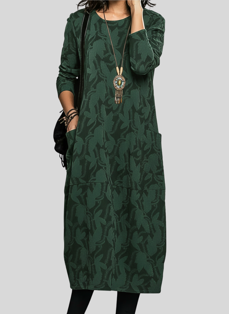 Madeleine | Warm winter dress with elegant cut