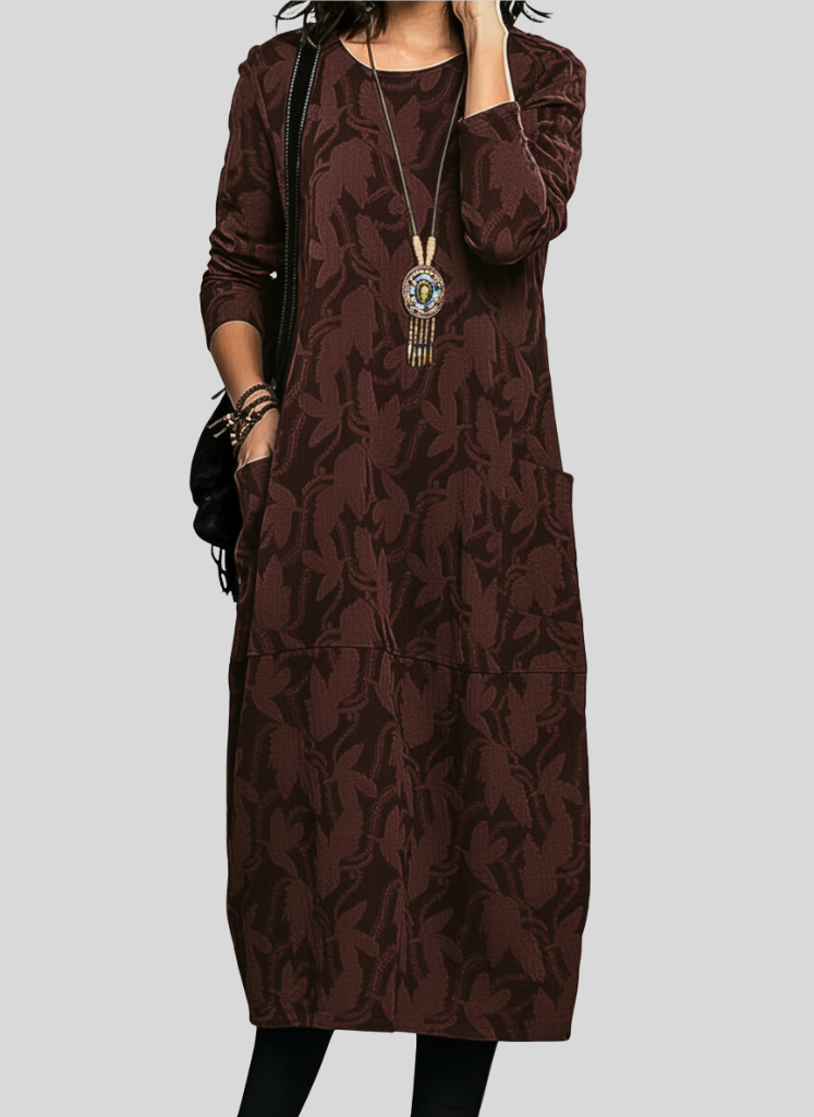 Madeleine | Warm winter dress with elegant cut