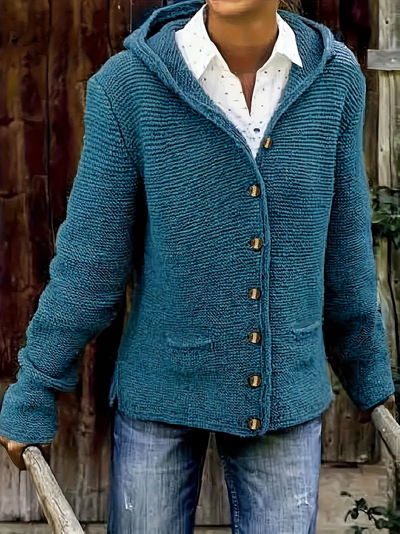 Gladys | Long-Sleeves Cardigan Hoodie