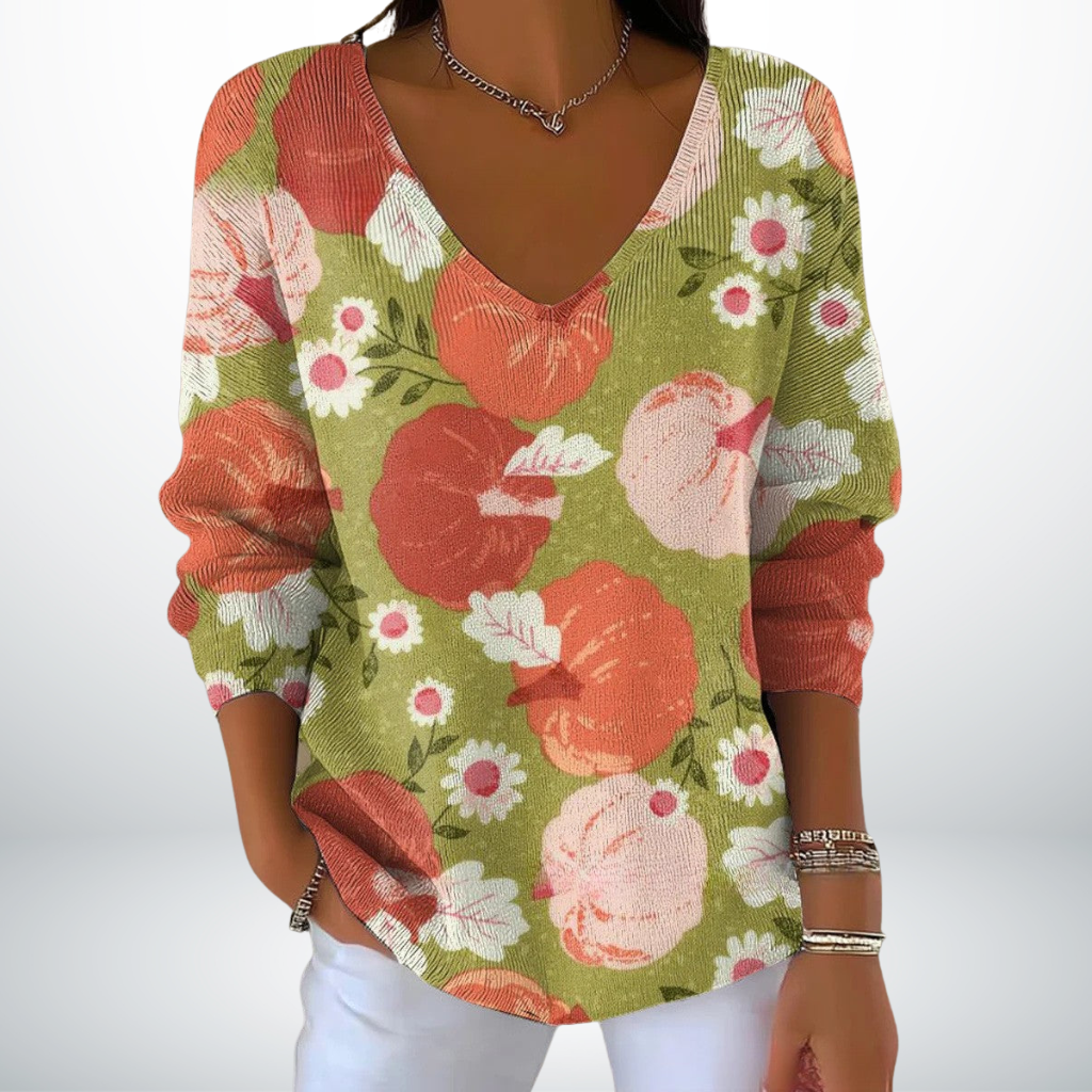 Evelien | Elegant Sweater with V-Neck