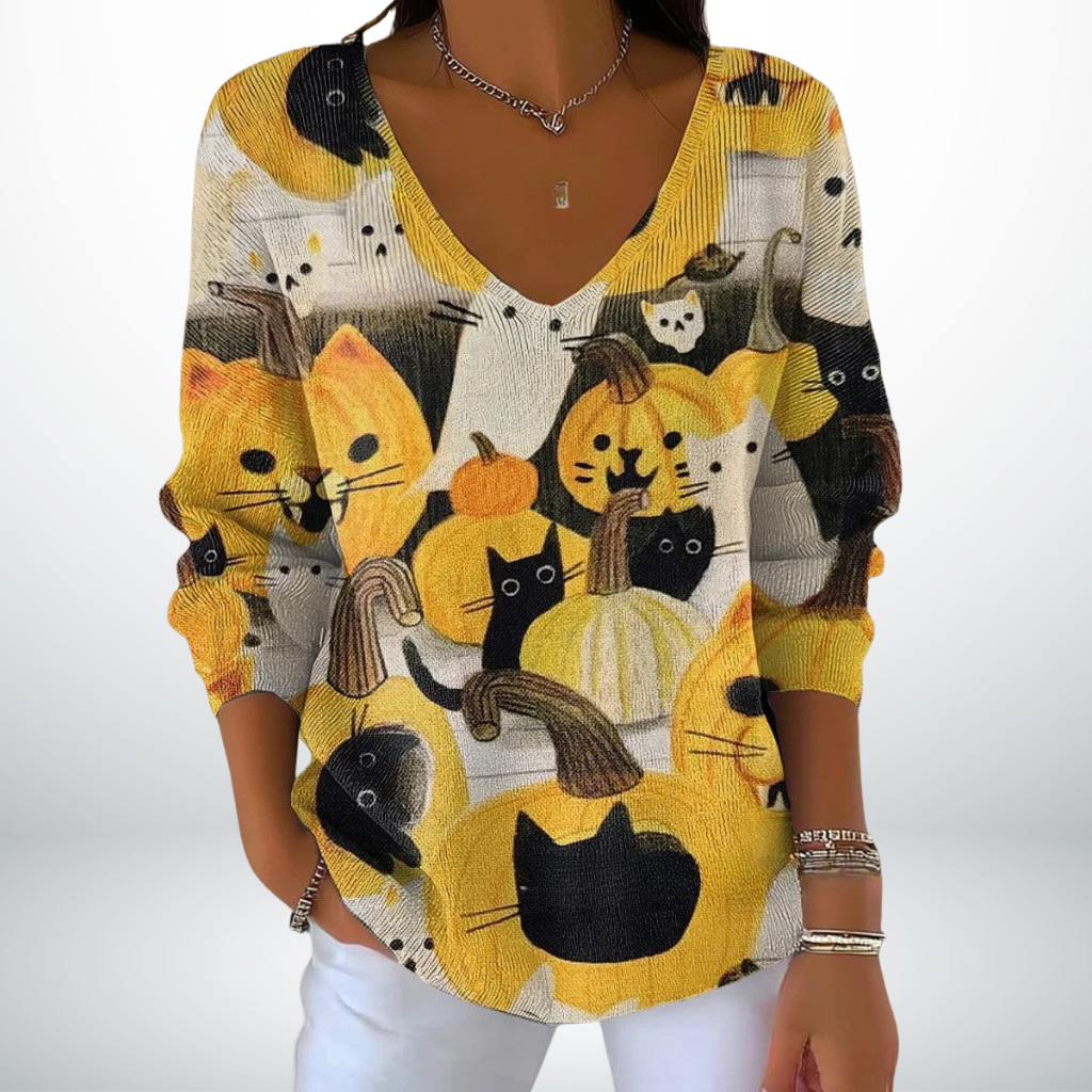 Evelien | Stylish Sweater with V-Neck