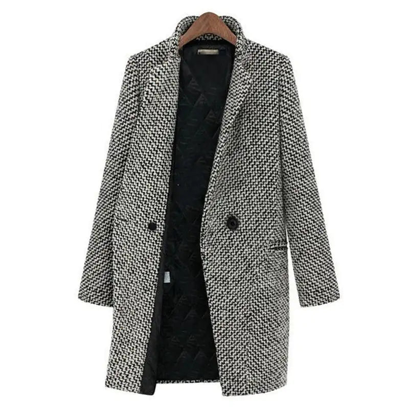 Emilia | Classic Houndstooth Coat