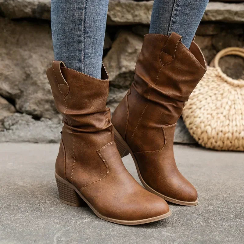 Julia - Autumn Leather Boots