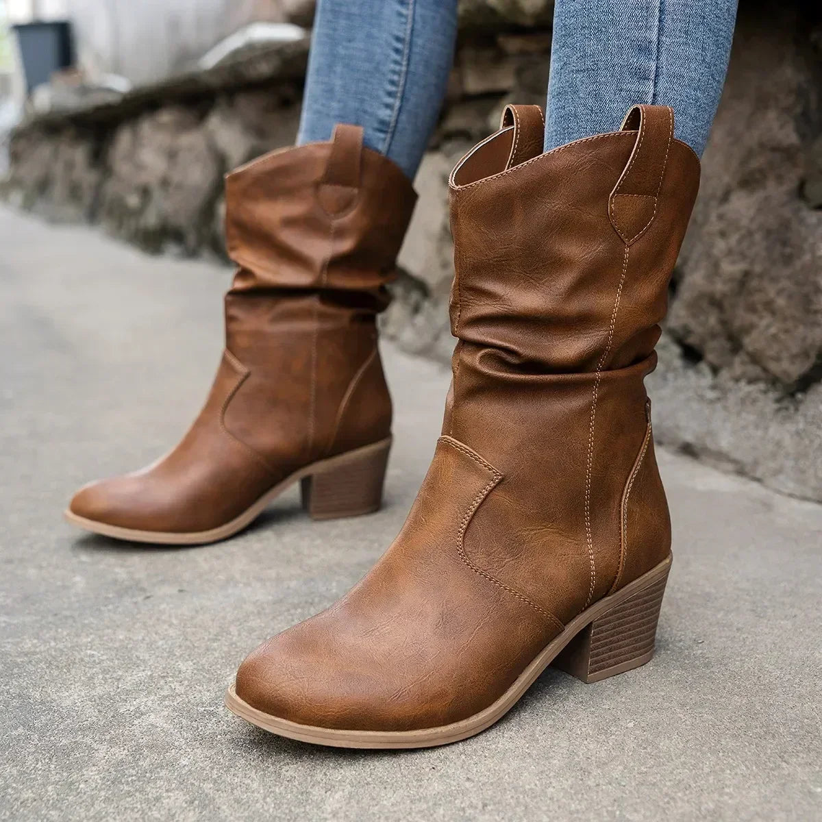 Julia - Autumn Leather Boots