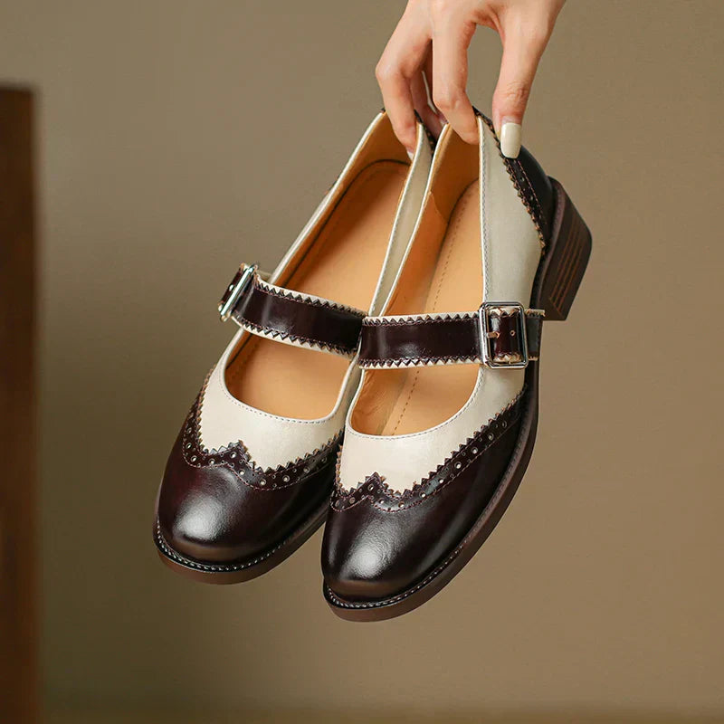 Miana | Leather Mary Janes