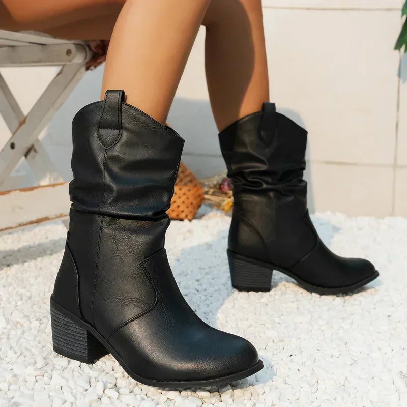 Julia - Autumn Leather Boots
