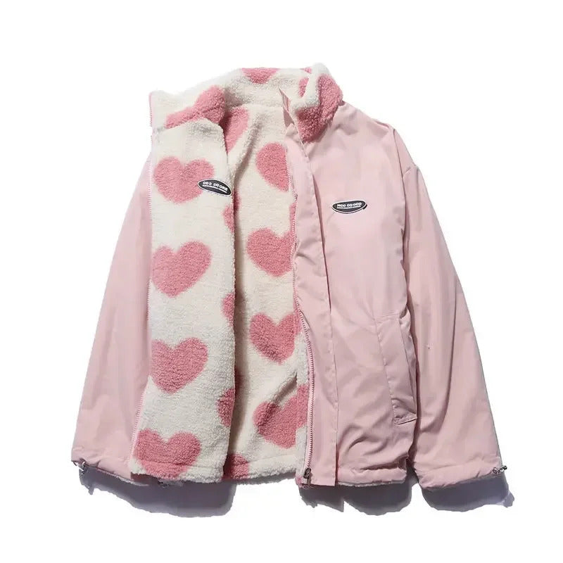 Katharina | Reversible Soft Hearts Jacket