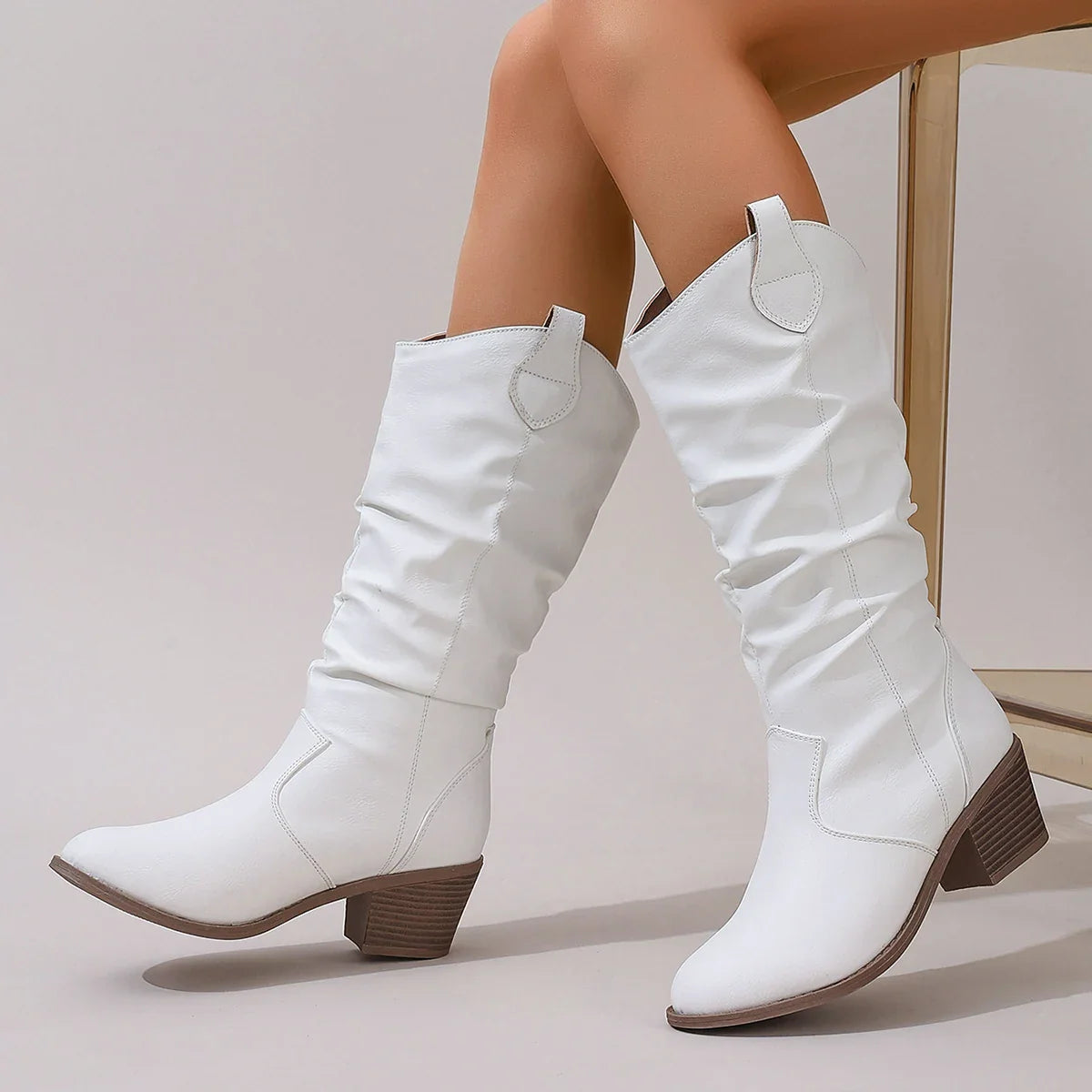 Dawn - Western Leather Boots