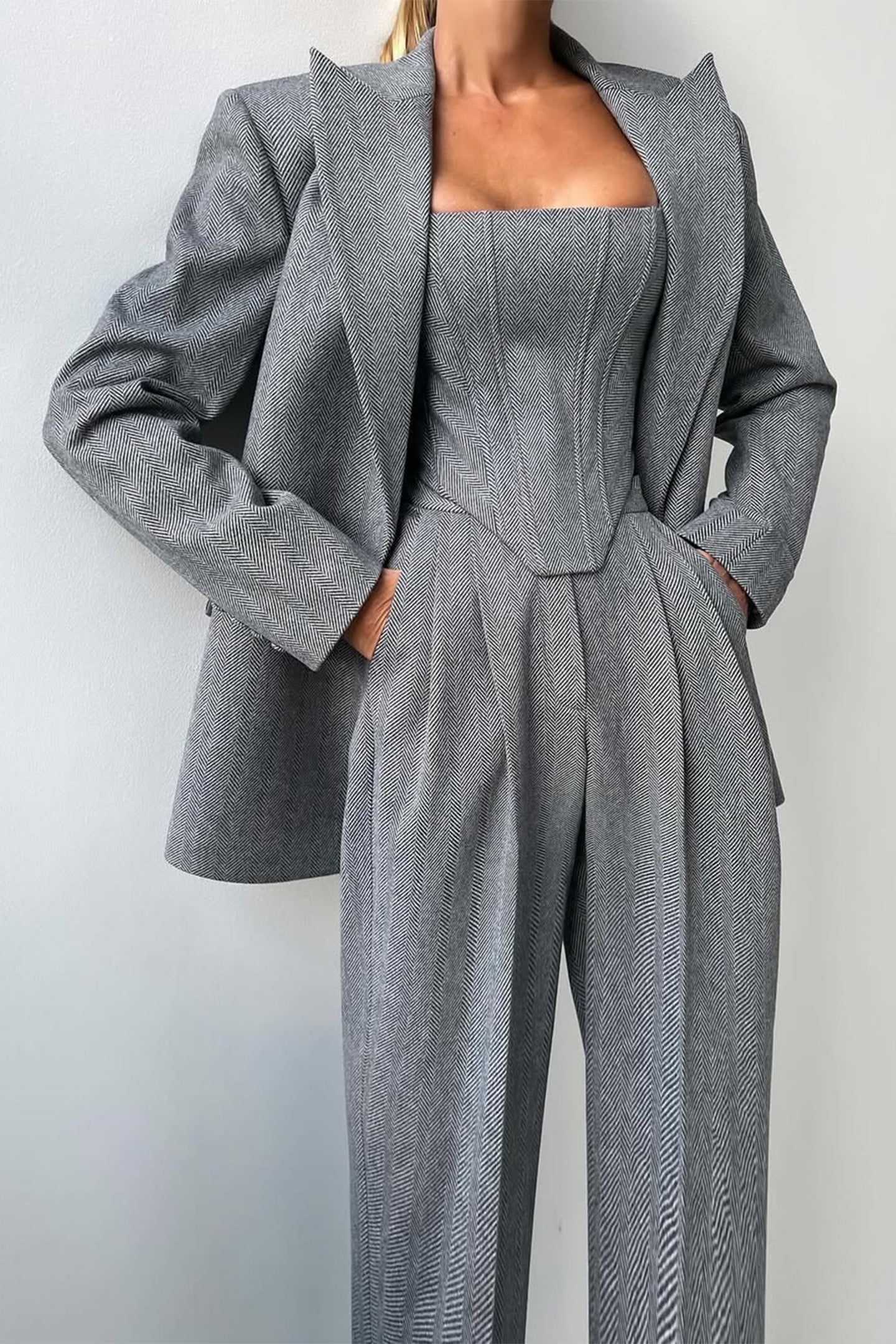 Dolce™ - Three-piece set with a double-breasted blazer